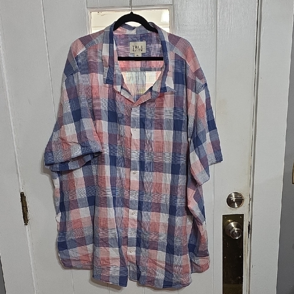 Ralph Lauren‎ Men's Blue and Red Plaid Shirt